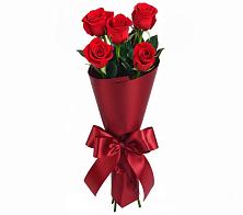 Букет 5 Красных роз Эдлесс Лав в Новом-Осколе