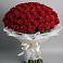 Букет 101 Красная роза Блэк Мэджик в Новом-Осколе