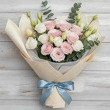 Букет цветов из:  Лизиантусы #REPLACE_PRED# Новом-Осколе