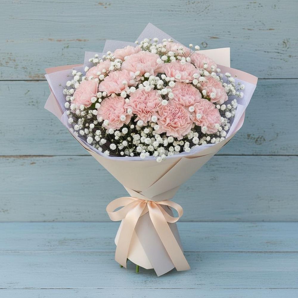 Букет цветов из: Гвоздики в Новом-Осколе