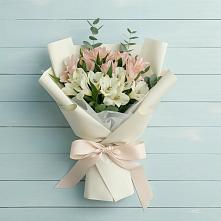 Букет цветов из:  Альстромерии в Новом-Осколе