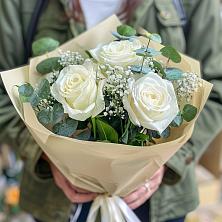 Букет Нежные грёзы в Новом-Осколе Букет цветов из: Розы в Новом-Осколе