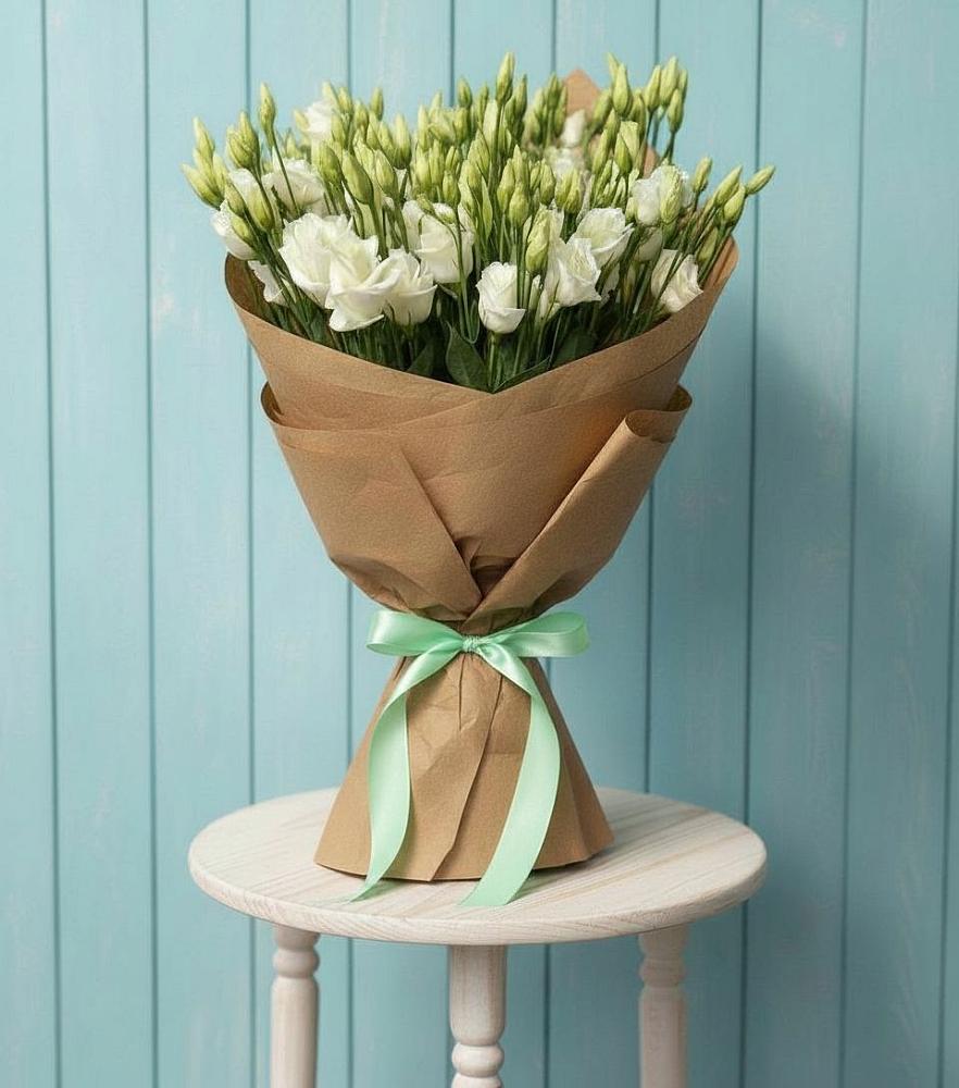 Букет цветов из: Лизиантусы в Новом-Осколе