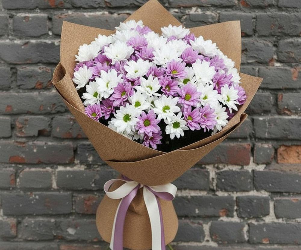 Букет цветов из: Хризантемы в Новом-Осколе